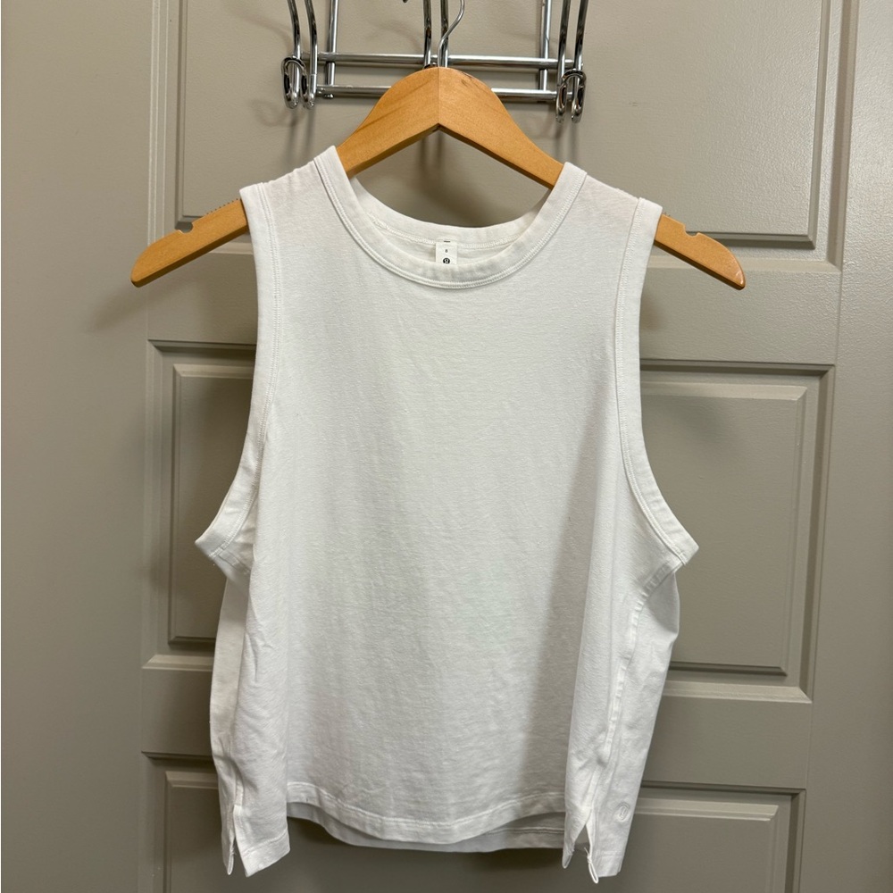 lululemon classic fit cotton blend tank